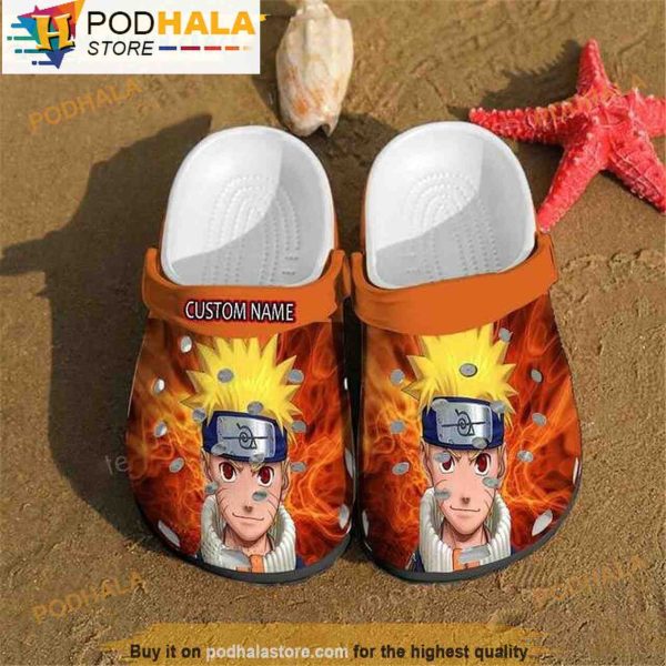 Anime Personalized Uzumaki Naruto 3D Funny Clog