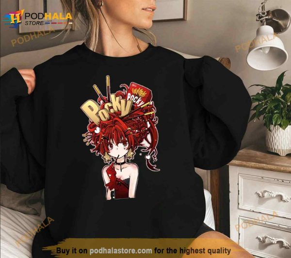 Anime Pocky Love Snack Graphic Shirt