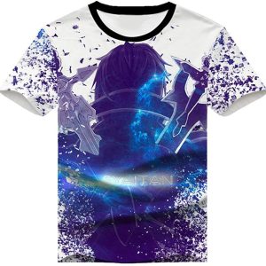 Anime Sword Art Online Kirito SAO Printed 3D Anime Shirt