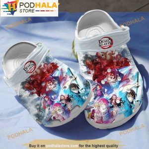Anime Swordsmith Village Arc Demon Slayer 3D Crocs, Funny Crocs