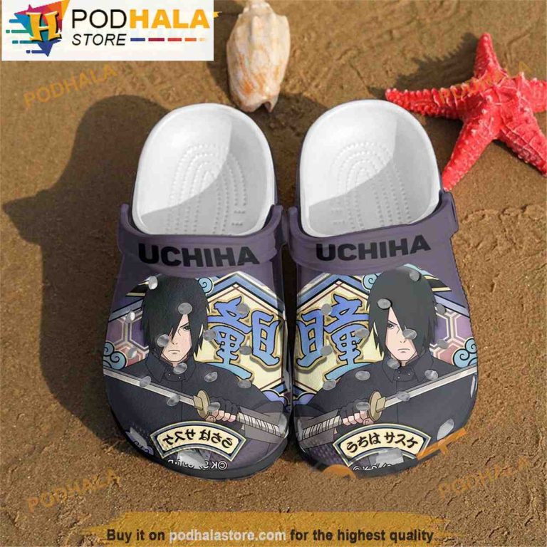 Anime Tudo Sobre Sasuke Naruto 3D Clog - Podhalastore