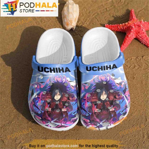 Anime Uchiha Madara Naruto 3D Crocs, Funny Crocs