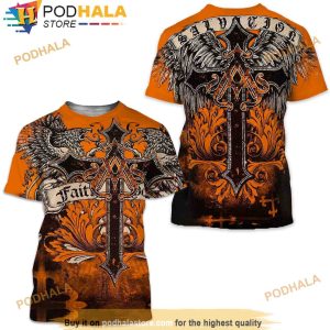 Archaic Affliction Men's 3D Shirt Winged Creature Wings Biker