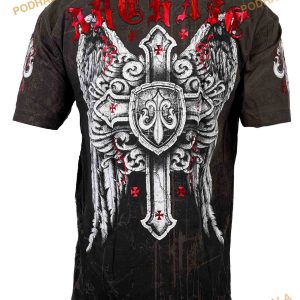 Archaic Affliction Men's Short Sleeve 3D Shirt Phenomenon