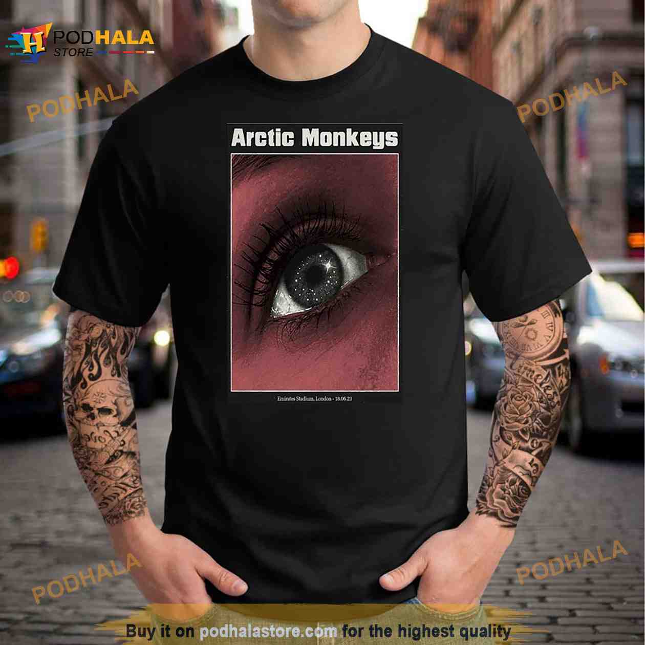 Arctic Monkeys London UK Emirates Stadium June 18 2023 Poster shirt Arctic Monkeys London UK Emirates Stadium June 18 2023 Poster shirt