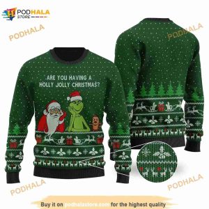 Are You Having A Holly Jolly Christmas 3D Funny Ugly Sweater