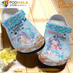 Ariel 3D Crocs, Funny Crocs