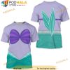 Ariel Mermaid Women 3D Shirt