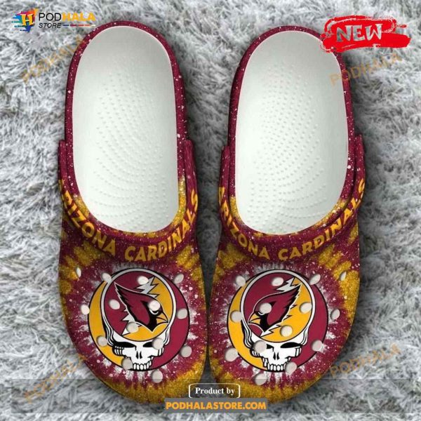 Arizona Cardinals Grateful Dead Classic Gift For Fan Crocs Crocband Clogs Comfy Footwear