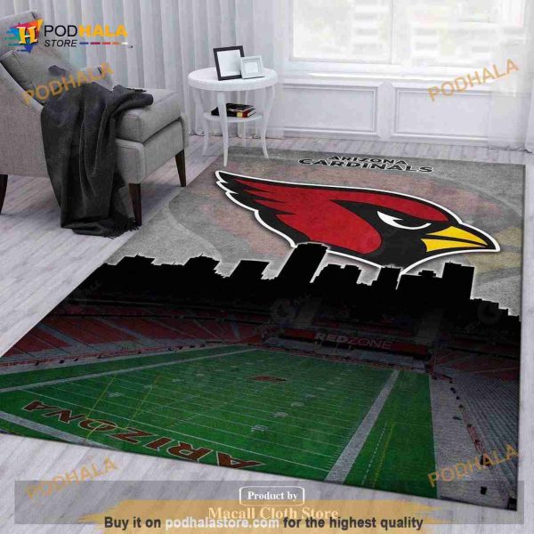 Arizona Cardinals NFL Rug Living Room Rug Us Gift Decor Indoor Outdoor Rugs
