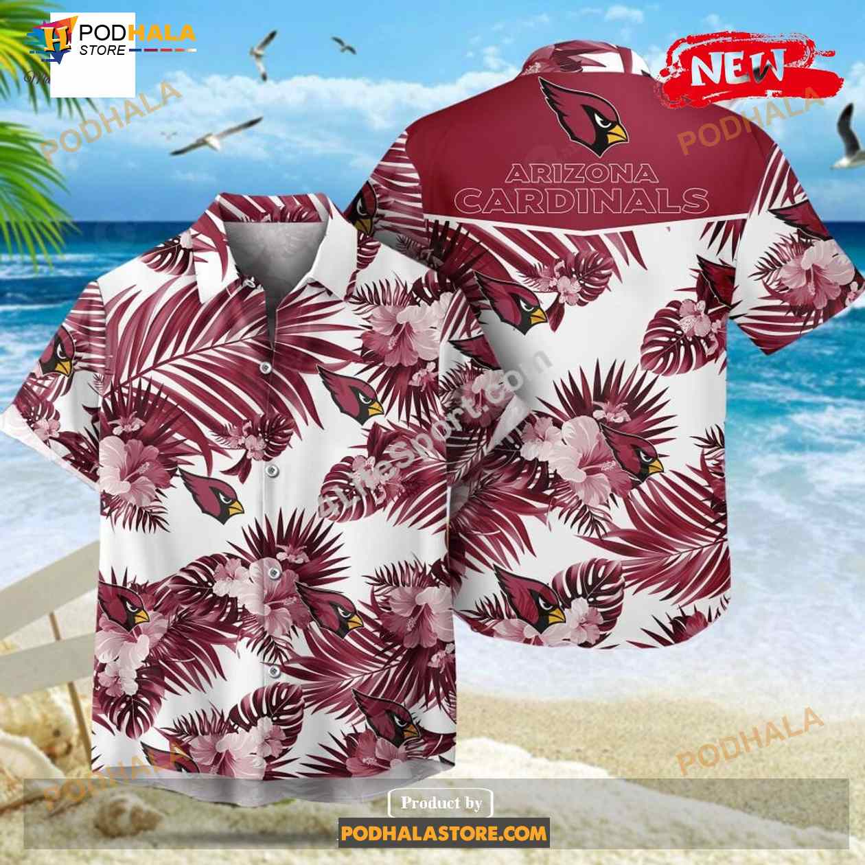 NFL Arizona Cardinals Funny 3D NFL Hawaiian Shirt Sport Summer - Bring Your  Ideas, Thoughts And Imaginations Into Reality Today