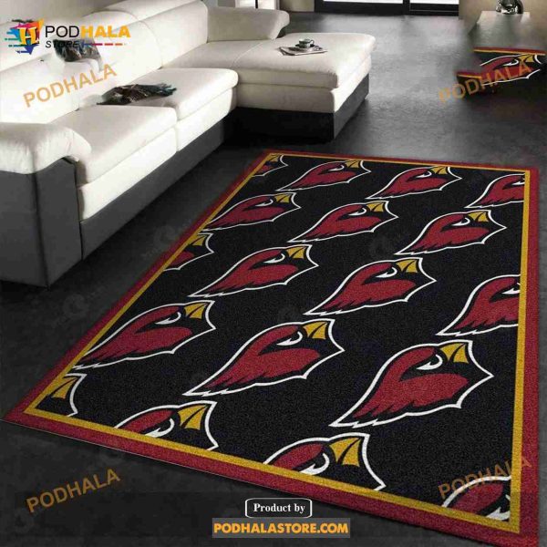 Arizona Cardinals Repeat Rug NFL Team Area Rug Carpet Kitchen Rug