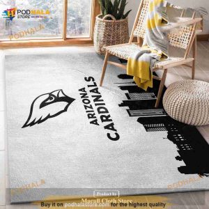 Cleveland Browns Skyline NFL Team Logos Area Rug, Living Room Rug