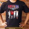 Arizona City Team Sports Player Name Signatures Shirt