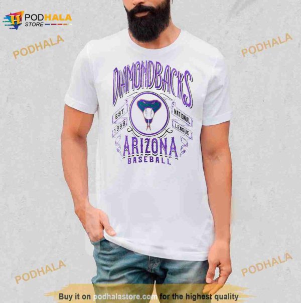 Arizona Diamondbacks Rucker Collection Distressed Rock T Shirt
