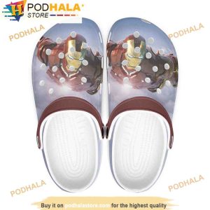 Armor Iron Man Avengers 3D Crocs, Funny Crocs