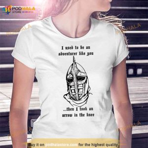 Arrow In The Knee The Elder Scrolls Shirt 3