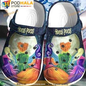 Art Hocus Pocus 3D Crocs Slippers, Funny Crocs