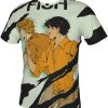 Ash Lynx Banana Fish Eiji Okumura Unisex Print 3D Anime Shirt for Mens Teens