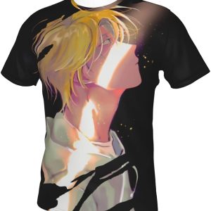Ash Lynx Banana Fish Unisex Print 3D Anime Shirt for Mens Teens