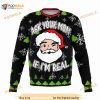 Ask Your Mom If I'm Real Dank Christmas 3D Sweater, Funny Xmas Gifts