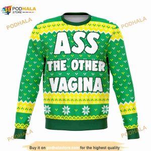 Ass Other Vag Ugly Christmas Sweater Unisex Holiday, Funny Xmas Gifts