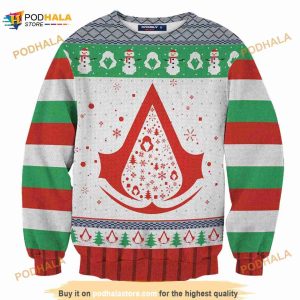 Assassins Creed Ugly Sweater, Assassins Creed Ugly Christmas Sweater, Game Series Sweater