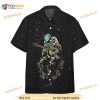 Astronauts Hawaiian Shirt, In Sport Activities With Spaceships And Planets Aloha Shirt