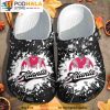 Atlanta Baseball Lover Black 3D Crocs, Funny Crocs