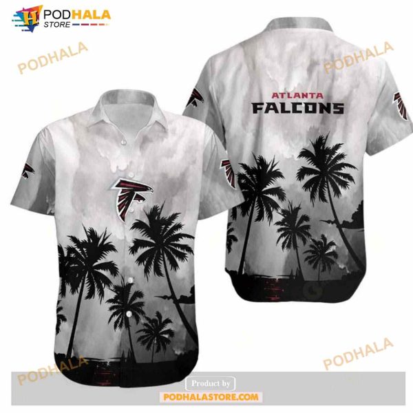 Atlanta Falcons Coconut Trees NFL Gift For Fan Hawaiian Graphic Print