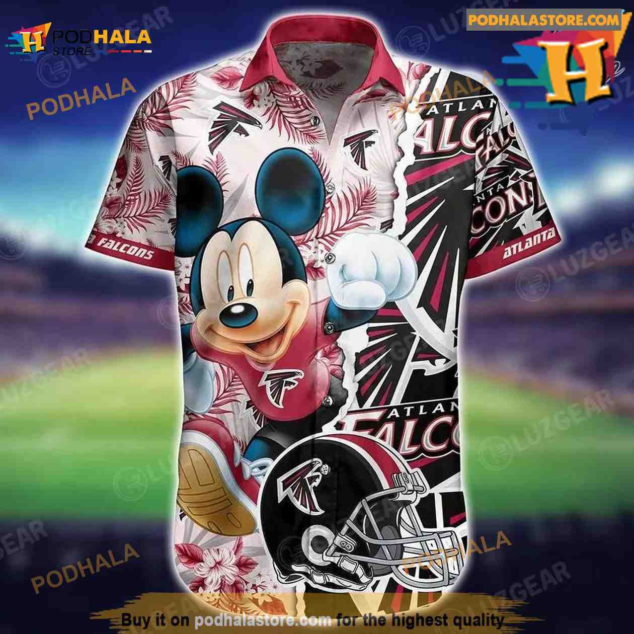 Atlanta Falcons NFL Hawaiian Shirt Mickey Graphic Tropical 3D Printed Gift  For Men Women - Bring Your Ideas, Thoughts And Imaginations Into Reality  Today