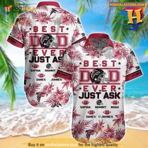 Atlanta Falcons NFL Personalized Hawaiian Shirt Tropical Pattern Trends Summer, Atlanta Falcons Gifts