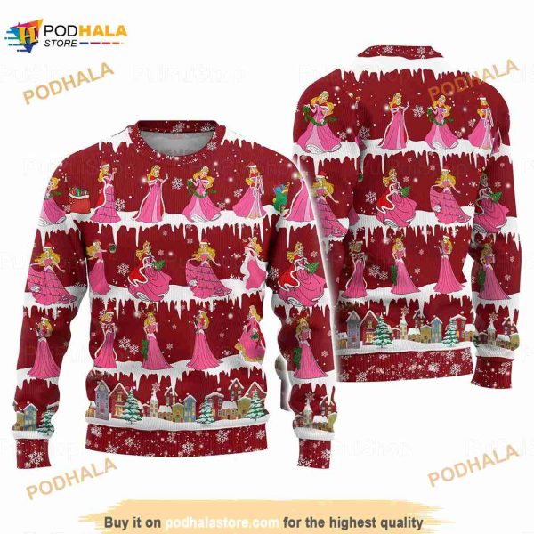 Aurora Christmas 3D Funny Ugly Sweater