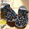 Autism Awareness Puzzle Pattern 3D Crocs