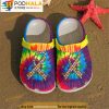 Autism Awareness Ribbon Tie Dye 3D Crocs Clog Shoes