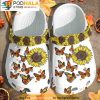 Autism Be Kind Sunflower Cancer Awareness Butterfly 3D Crocs