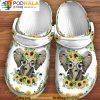 Autism Cute Elephant 3D Crocs