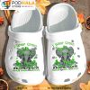 Autism Green Elephant 3D Crocs