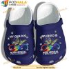 Autism My Child Is Non Verbal But His Mama Ain’t Butterfly 3D Crocs