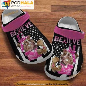 Autism Pitbull Puppy Dog 3D Crocs