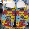 Autism Puzzle Normal Is Boring 3D Crocs