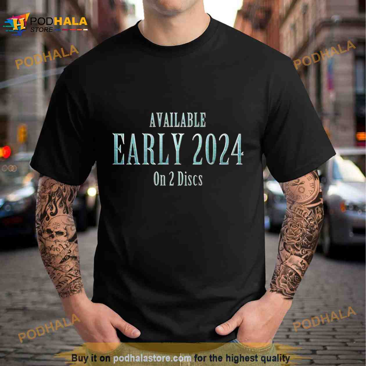 Available Early 2024 On 2 Discs Shirt Available Early 2024 On 2 Discs Shirt