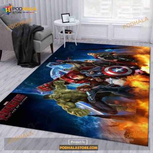 Avenger Ver1 Movie Area Rug Living Room Rug Home Decor Floor Decor