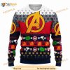 Avengers Team Ugly Knitted Christmas Sweater, Marvel Avengers Ugly Xmas Sweater