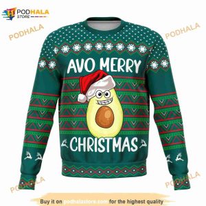 Avo Merry Christmas Unisex Ugly Christmas Sweatshirt