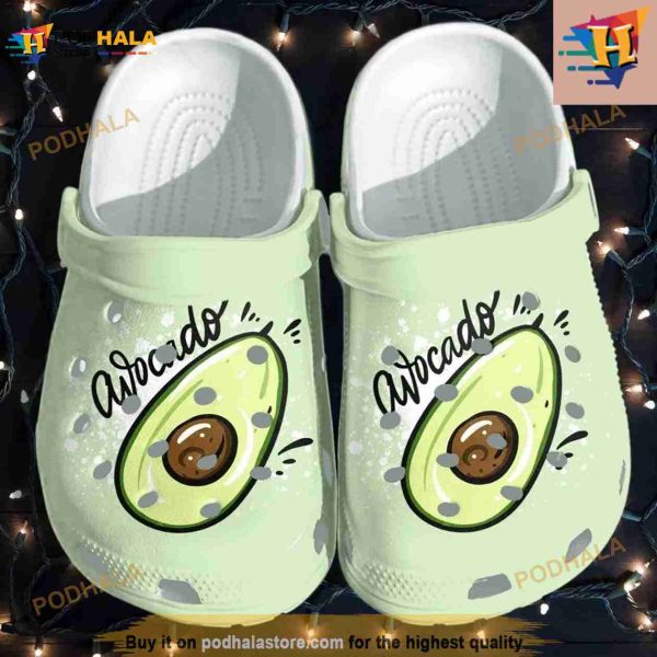Avocado Fruits Lover Shoes Gifts For Women Girls Daughter Crocs Clog Shoes