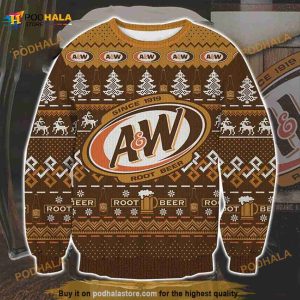 A&w Root Beer Since 1919 Ugly Christmas Sweater
