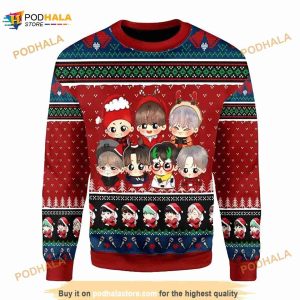 BTS Band Ugly Sweater