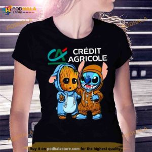 Baby Groot And Baby Stitch Credit Agricole Shirt 2