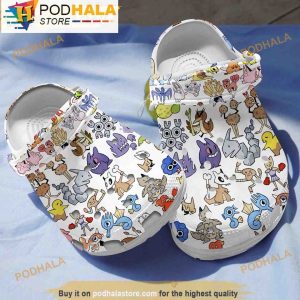 Baby Pokemon Pattern 3D Crocs, Funny Crocs